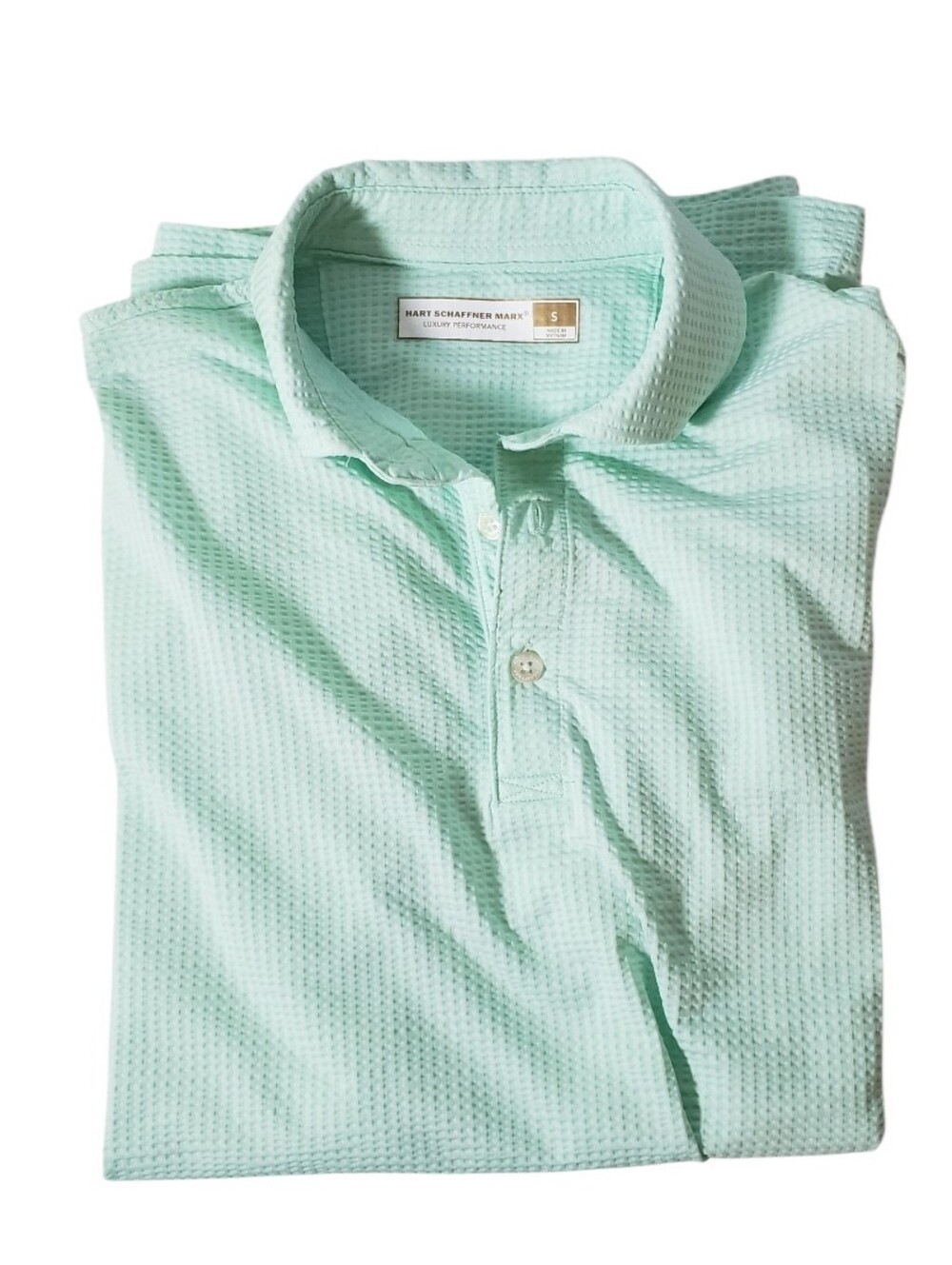 Hart Schaffner Marx Mens Luxury  Performance Polo Shirt Casual Sport Golf Tennis
